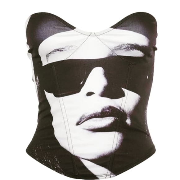 NEW AALIYAH CORSET-LIKE TOP - Picture 3 of 3